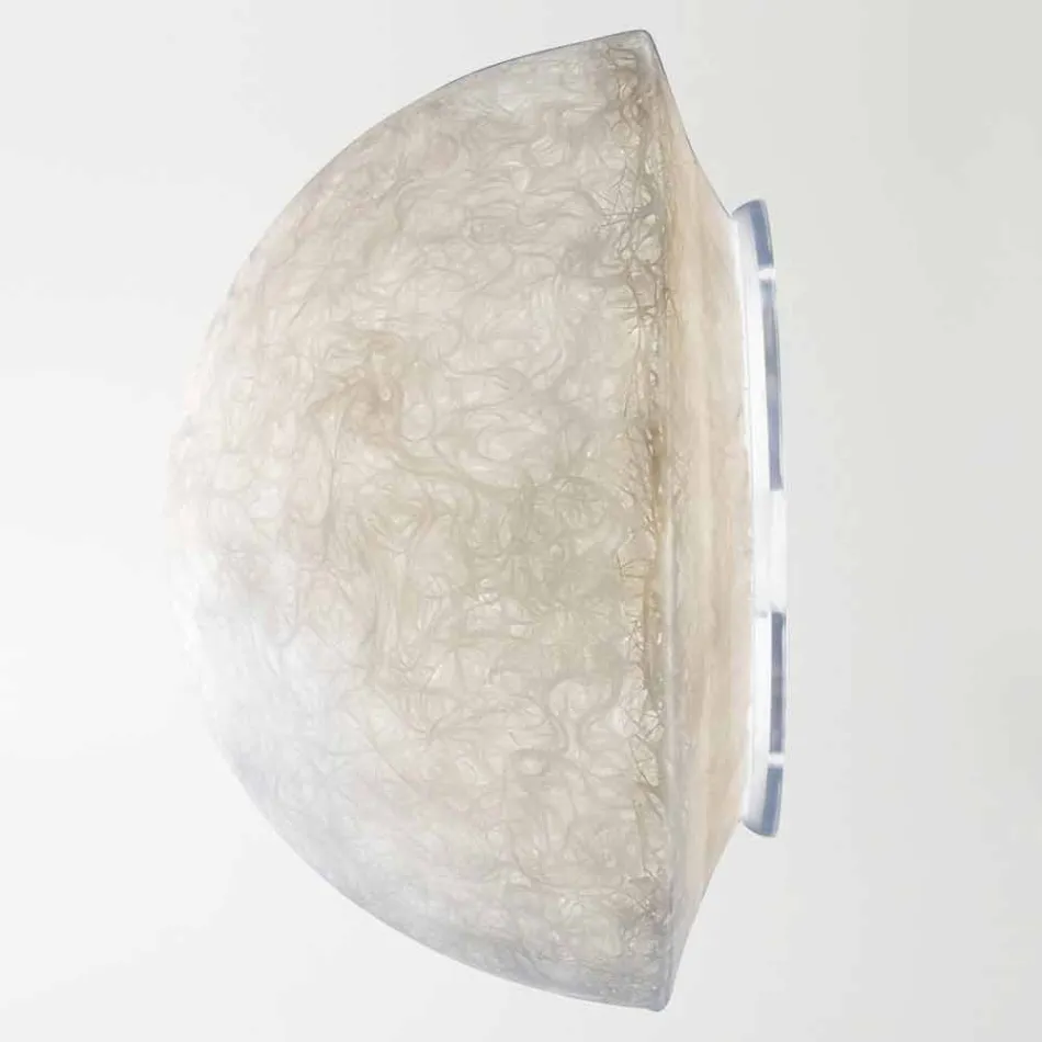 In-es.artdesign Button design wall lamp in colored nebulite Viadurini