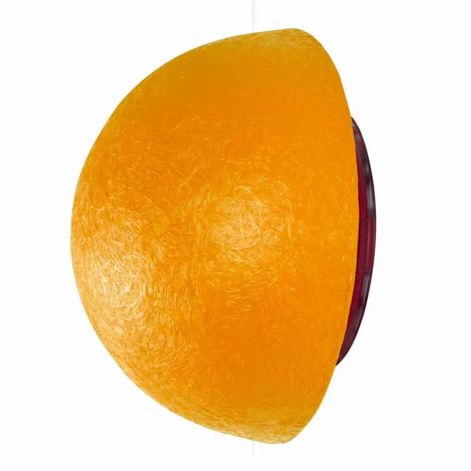 In-es.artdesign Button design wall lamp in colored nebulite Viadurini