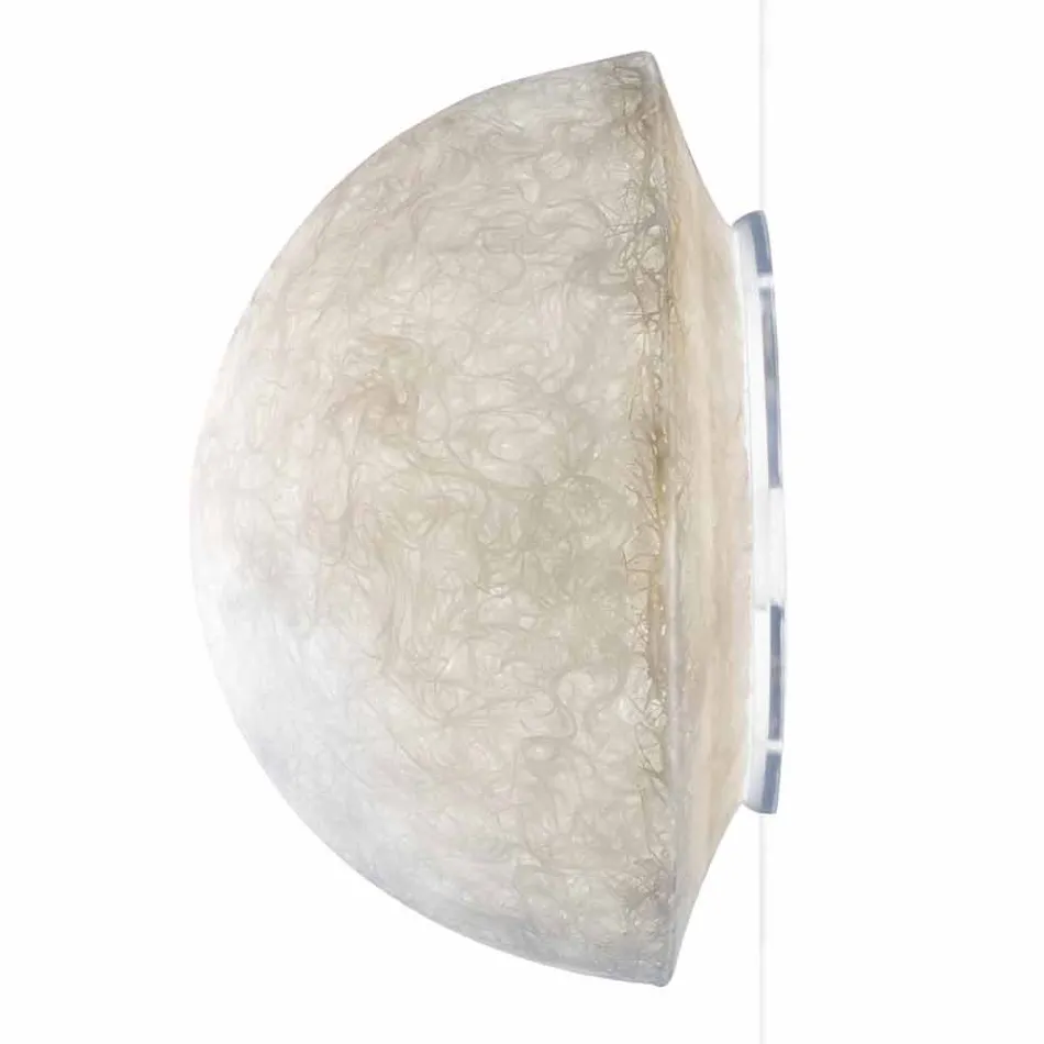 In-es.artdesign Button design wall lamp in colored nebulite Viadurini