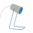 In-es.artdesign Paint T table lamp with concrete effect Viadurini