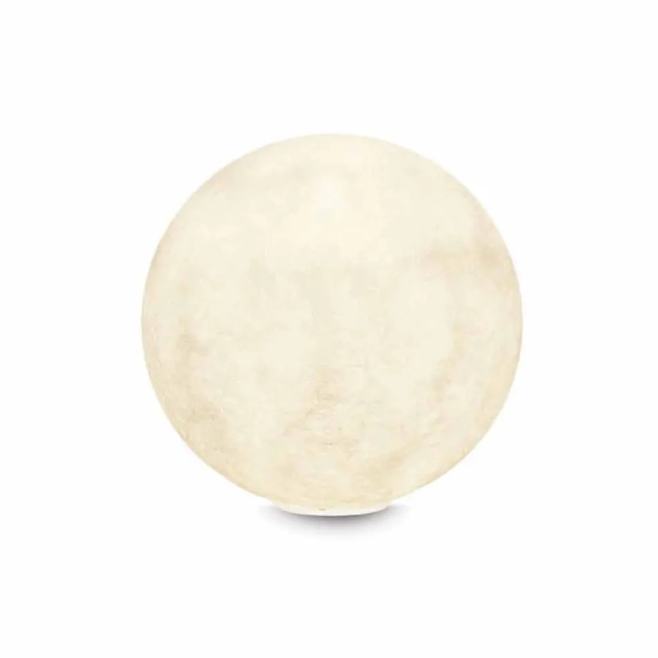 In-es.artdesign T.moon design table lamp in nebulite white Viadurini