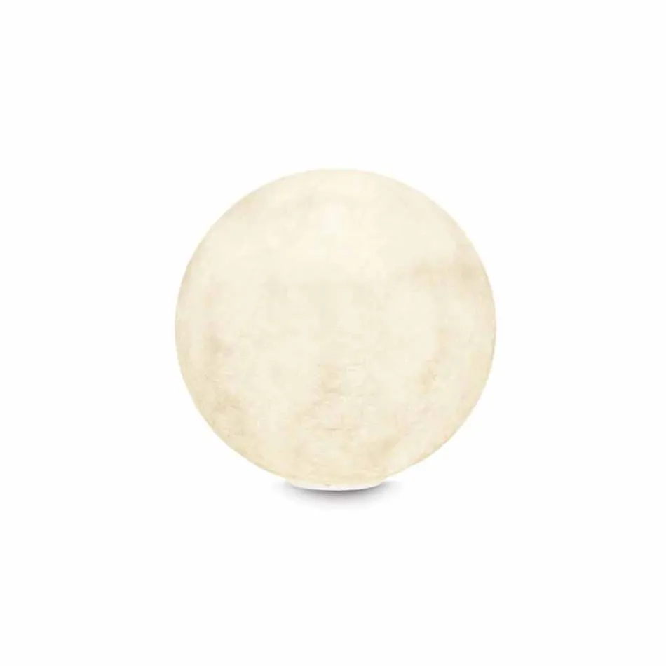 In-es.artdesign T.moon design table lamp in nebulite white Viadurini