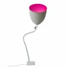 Design floor lamp In-es.artdesign Flower Painted concrete Viadurini