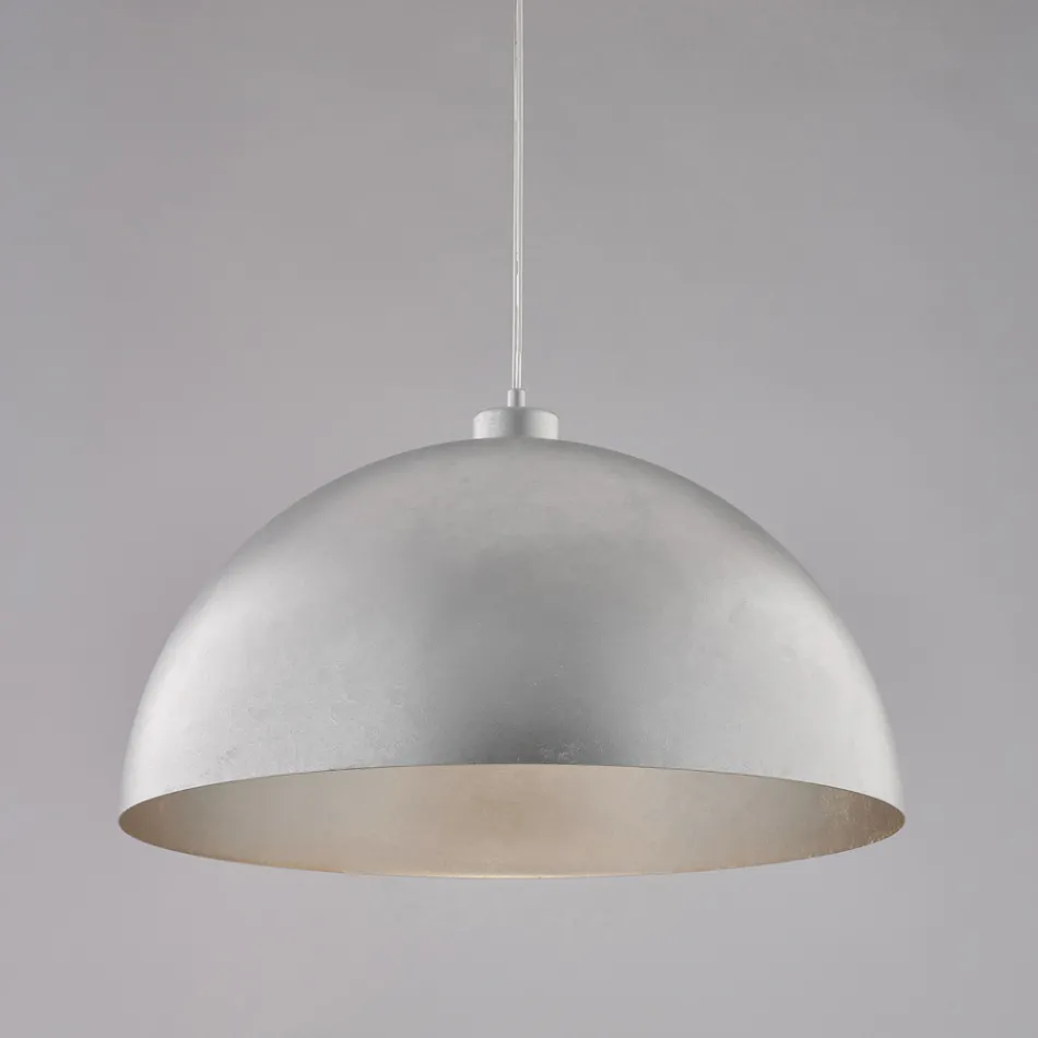 Elegant Glass and Metal Lamp Made in Italy for Refined Interiors - Deneb Viadurini