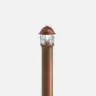 Outdoor Garden Bollard Lamp in Brass, Copper and Glass - Garden by Il Fanale Viadurini