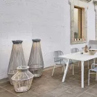 Garden Lamp in Aluminum and Fiber Made in Italy - Cricket by Varaschin Viadurini