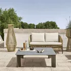 Garden Lamp in Aluminum and Fiber Made in Italy - Cricket by Varaschin Viadurini