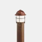 Garden Lamp Bollard in Copper, Brass and Glass 2 Sizes - Garden by Il Fanale Viadurini