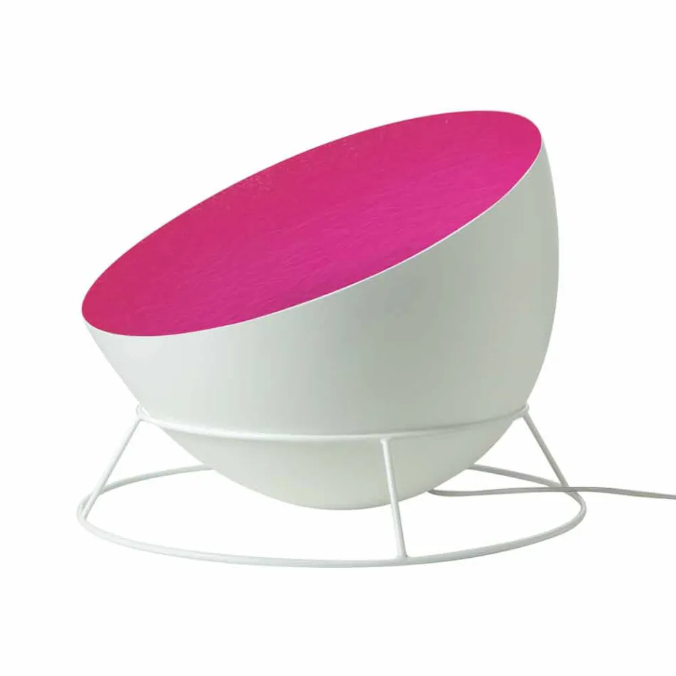 In-es.artdesign H2o F colored steel and nebulite floor lamp Viadurini