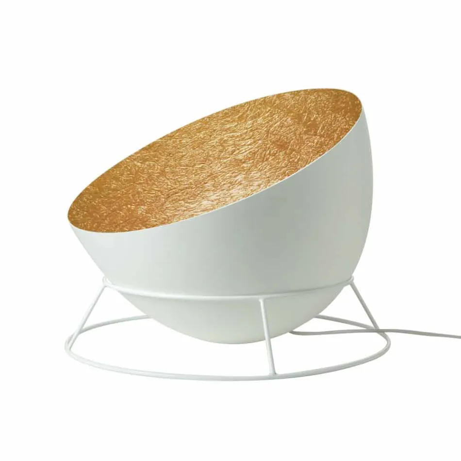 In-es.artdesign H2o F colored steel and nebulite floor lamp Viadurini