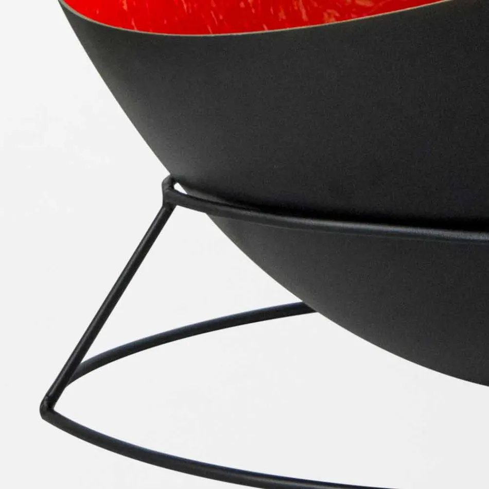 In-es.artdesign H2o F colored steel and nebulite floor lamp Viadurini