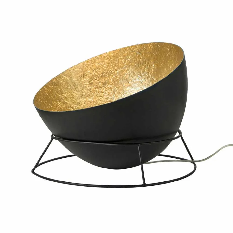 In-es.artdesign H2o F colored steel and nebulite floor lamp Viadurini