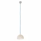 Suspended lamp in cotton and viscose In-es.artdesign Modern texture Viadurini