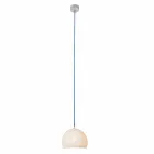 Suspended lamp in cotton and viscose In-es.artdesign Modern texture Viadurini