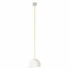 Suspended lamp in cotton and viscose In-es.artdesign Modern texture Viadurini