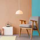 In-es.artdesign Pop 1 modern suspension lamp in laprene Viadurini