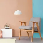 In-es.artdesign Pop 1 modern suspension lamp in laprene Viadurini