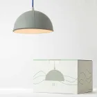 In-es.artdesign Pop 1 modern suspension lamp in laprene Viadurini