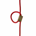 Lamp in beech wood and suspended ceramic made in Italy Asia Viadurini