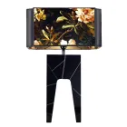 Modern design table lamp in solid wood Grilli Zarafa made Italy Viadurini