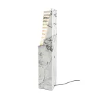 Lamp in Paonazzo Marble and Different Sizes Made in Italy - Daichi Viadurini
