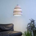 Nebulite and wool suspension lamp In.es.artdesign Flower Stripe