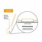 Design Plastic Lamp with Luminous Flower Vase - Ampoule by Myyour Viadurini