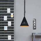 Resin suspension lamp In-es.artdesign Jazz Modern blackboard Viadurini