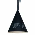 Resin suspension lamp In-es.artdesign Jazz Modern blackboard Viadurini