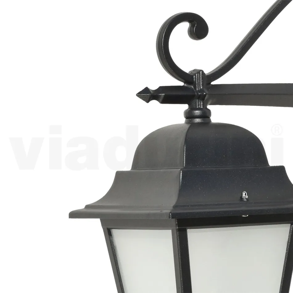 Glass Lamp with Die-Cast Aluminum Structure Made in Italy - Scintilla Viadurini