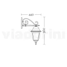 Glass Lamp with Die-Cast Aluminum Structure Made in Italy - Scintilla Viadurini