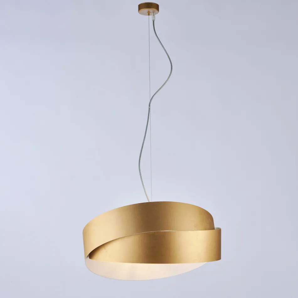 Glass and metal lamp ideal for decorating with style – Nebula Viadurini