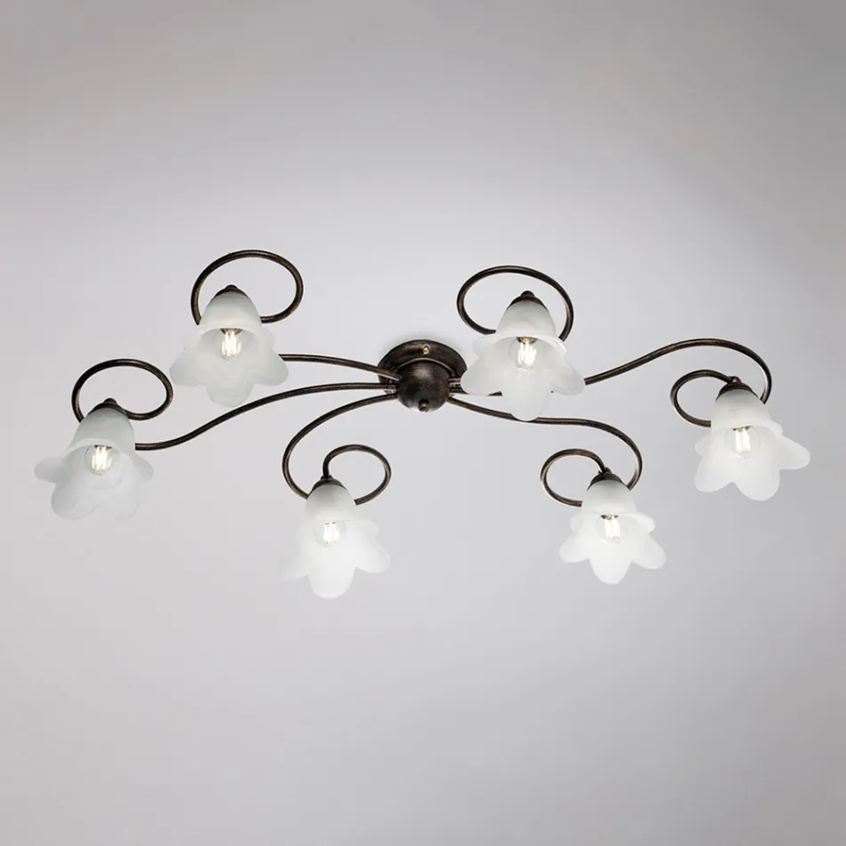 Made in Italy, glass and metal lamp for refined interiors – Cometa Viadurini