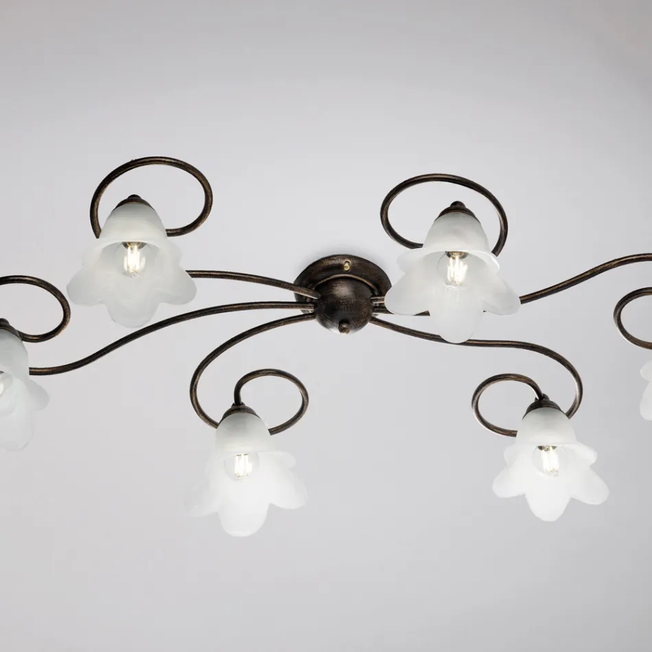 Made in Italy, glass and metal lamp for refined interiors – Cometa Viadurini