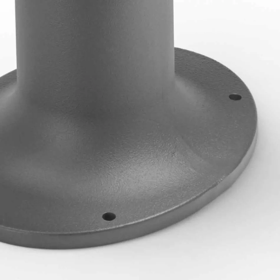 Led Garden Lamp in Gray or Brown Cast Iron Design - Bitta by Il Fanale Viadurini