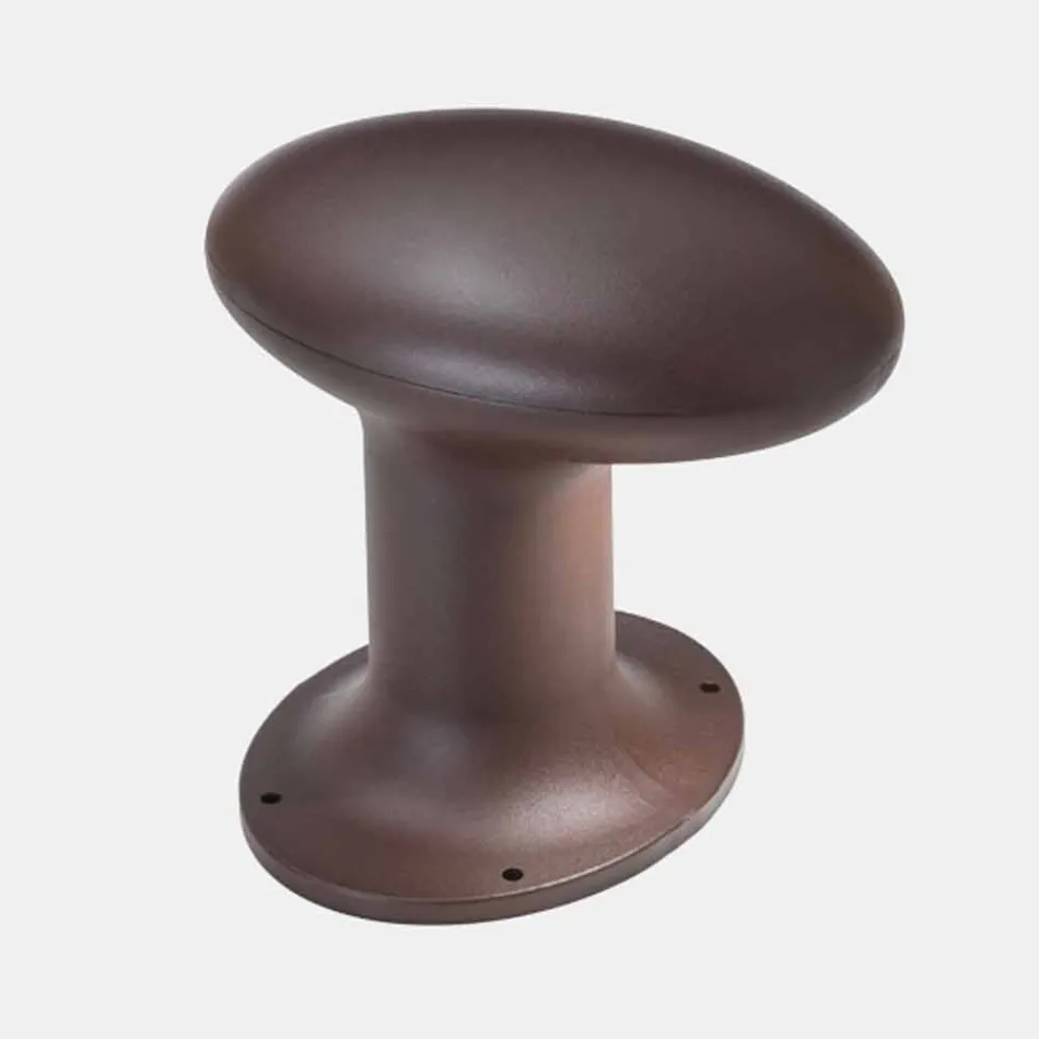 Led Garden Lamp in Gray or Brown Cast Iron Design - Bitta by Il Fanale Viadurini