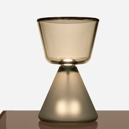 Murano Blown Glass LED Table Lamp Made in Italy - Isola Viadurini