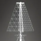 Modern Laser Marked Plexiglass Floor Lamp 3 Sizes - Raissa Viadurini