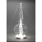 Modern Laser Marked Plexiglass Floor Lamp 3 Sizes - Raissa Viadurini