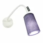 Modern wall lamp In-es.artdesign Paint A Stripe nebulite and wool Viadurini
