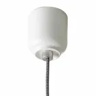 Modern pendant lamp in two-color ceramic made in Italy Asia Viadurini