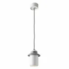 Modern pendant lamp in colored ceramic made in Italy Asia Viadurini