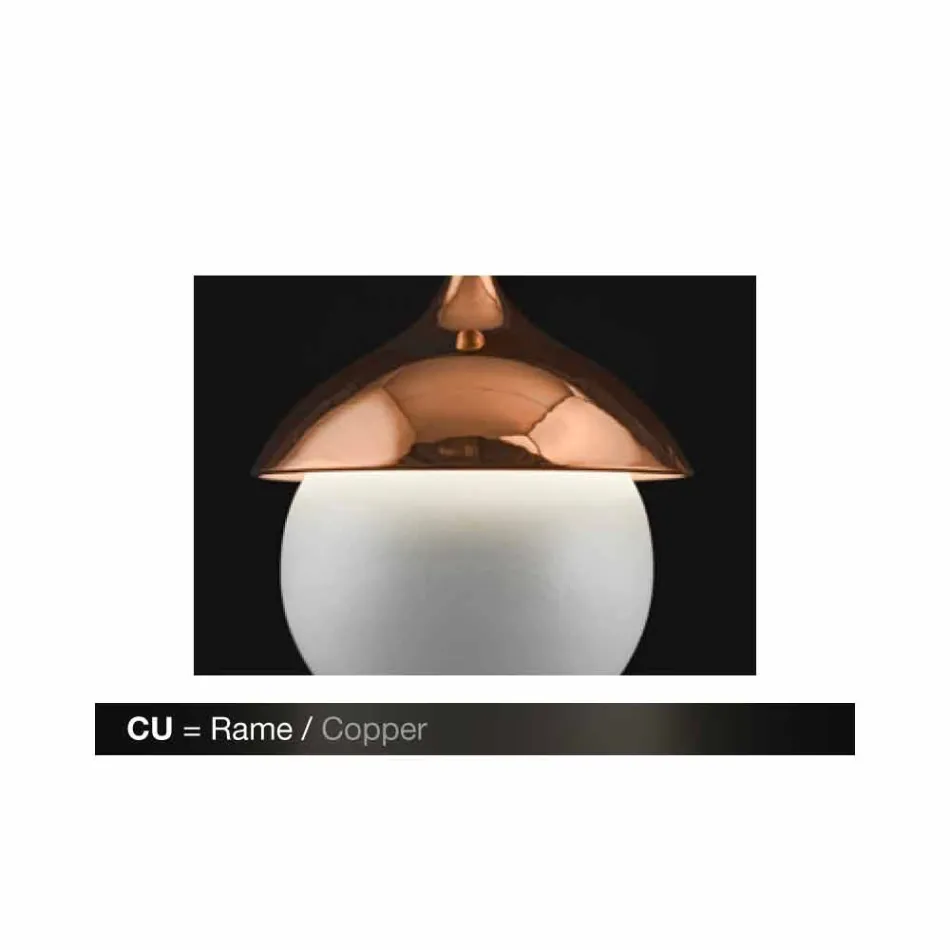 Modern lamp hanging ceramic The Lustri 9 Viadurini