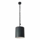 Modern suspension lamp In-es.artdesign Bin Lavagna in resin Viadurini