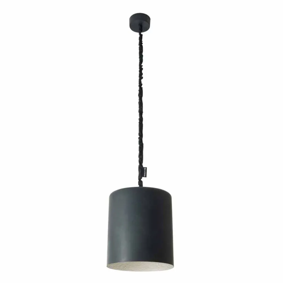 Modern suspension lamp In-es.artdesign Bin Lavagna in resin Viadurini