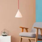 Modern suspension lamp In-es.artdesign Pop 2 laprene colored Viadurini
