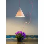 Modern suspension lamp In-es.artdesign Pop 2 laprene colored Viadurini