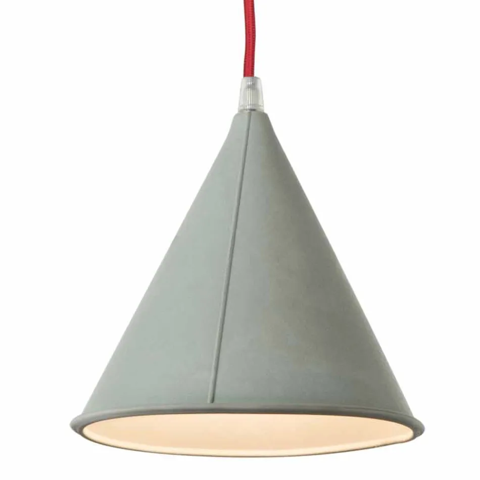 Modern suspension lamp In-es.artdesign Pop 2 laprene colored Viadurini