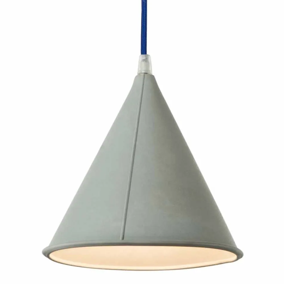 Modern suspension lamp In-es.artdesign Pop 2 laprene colored Viadurini
