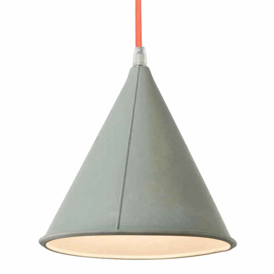 Modern suspension lamp In-es.artdesign Pop 2 laprene colored Viadurini